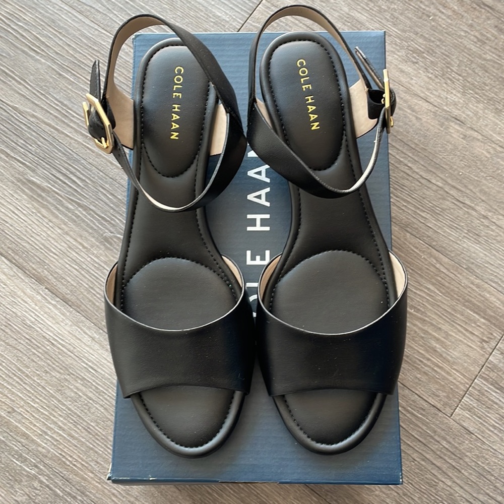 Cole Haan Evette Grand Wedge Sandal, new in box size 7.5